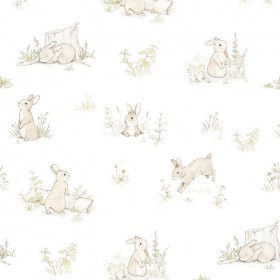 Rabbit papier peint  280x50cm
