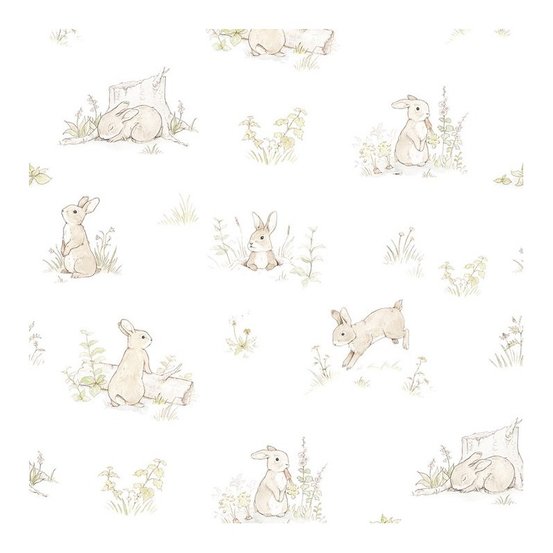 Rabbit wallpaper 280x50cm