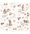 Happy Rabbits papel pintado 280x50cm