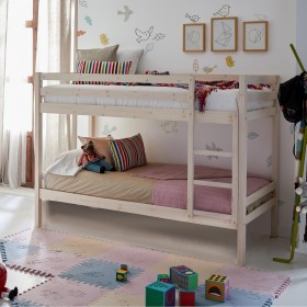 Wooden children's bunk bed Tiana 90x190/90x190cm