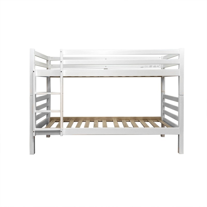 White children's bunk bed Isabela 90x195cm