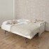 Cama com cama de arrastro elevável Mirabel 90x190 cm
