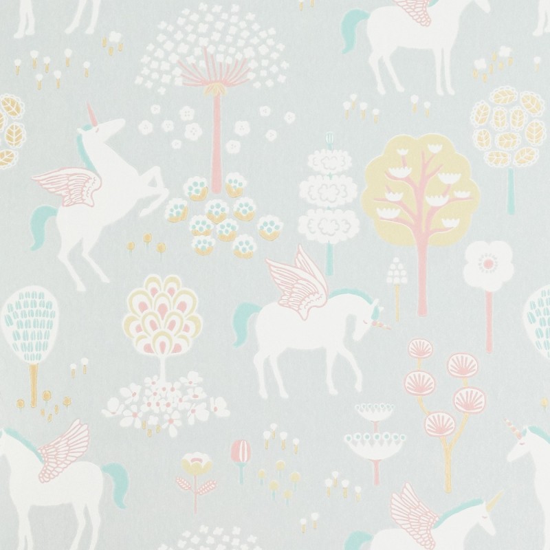 Happy unicorn wallpaper 0.53 m x 10.05 m