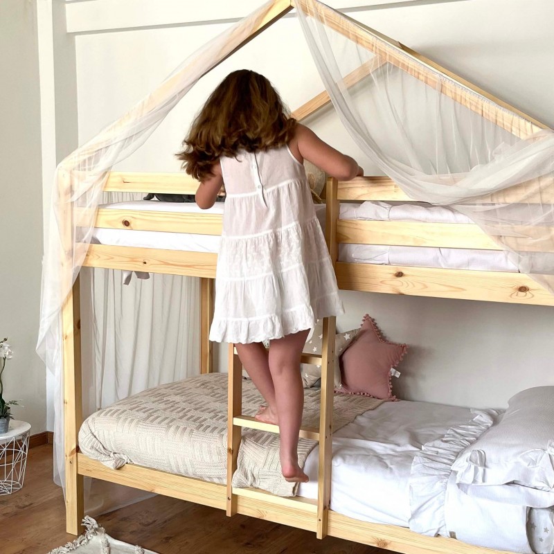 Speciale tulle per il letto a castello Happy