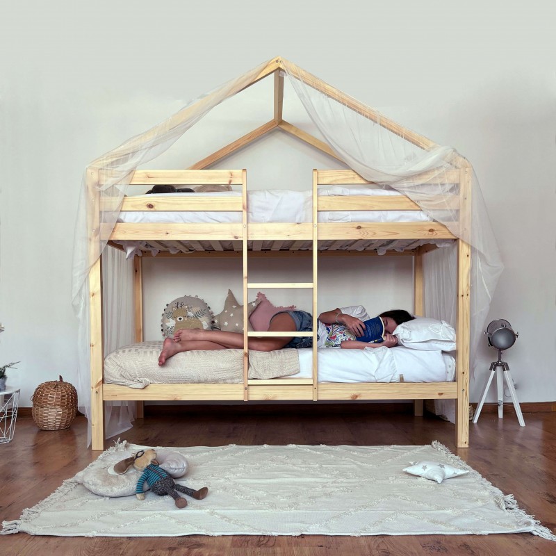 Speciale tulle per il letto a castello Happy