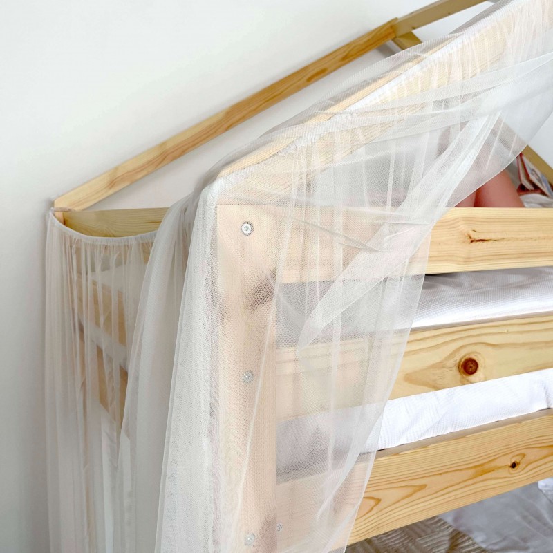 Speciale tulle per il letto a castello Happy