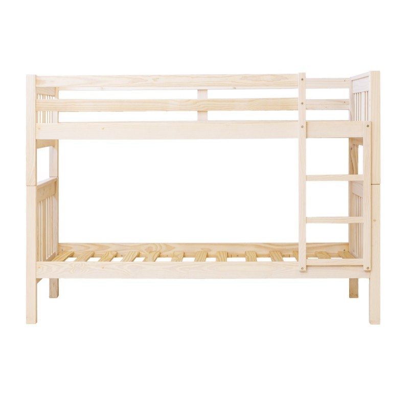 Children's bunk bed white washed Aventura 90x190cm