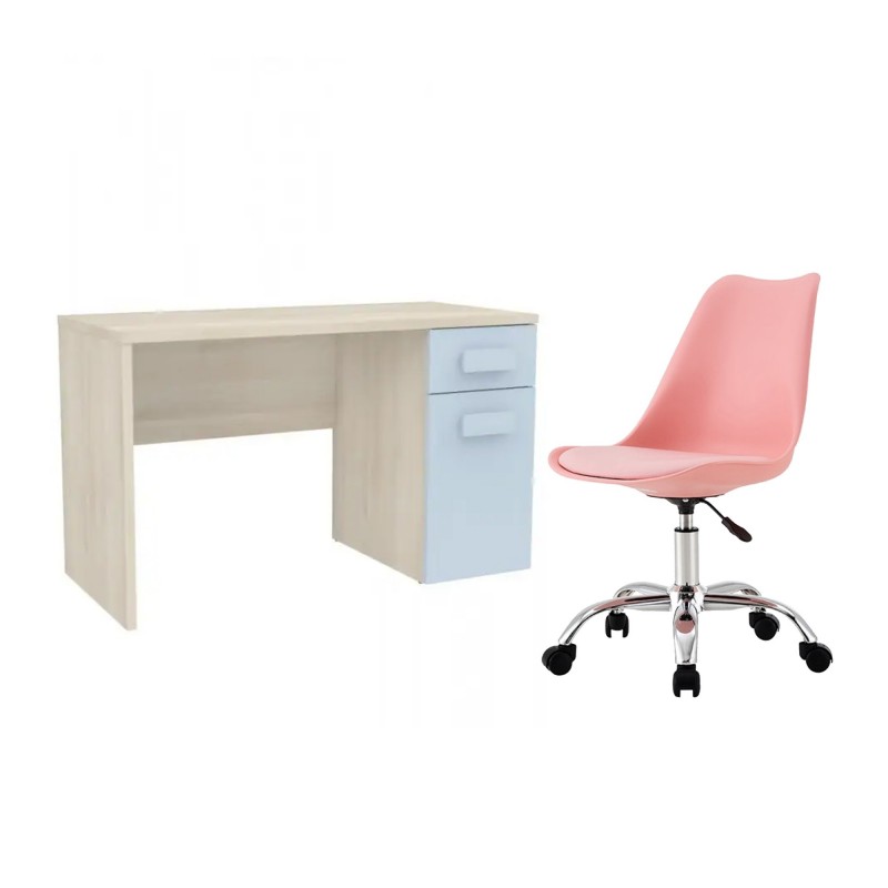 Pastel desk and chair set
