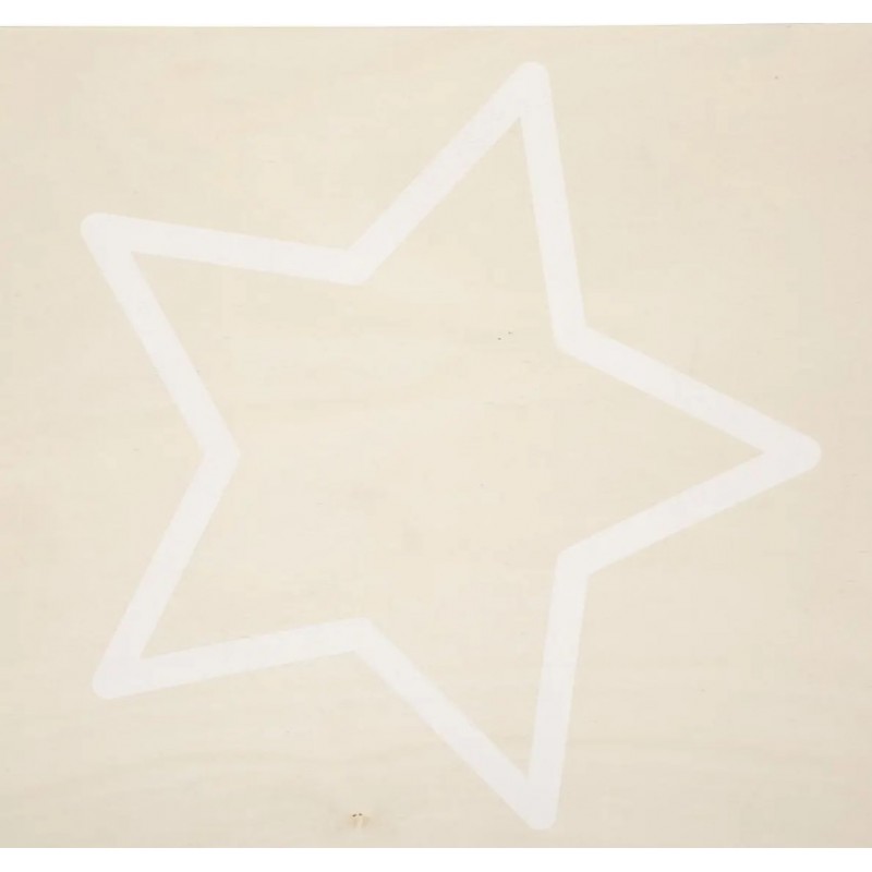 Curved board star 78x28x14cm