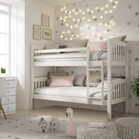 Children's bunk bed white decapé Brave 90x190cm