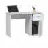 Vanellope mesa de escritório em branco 73x108x50cm