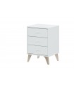 Candy bedside table 3 drawers 56x40x33,5cm