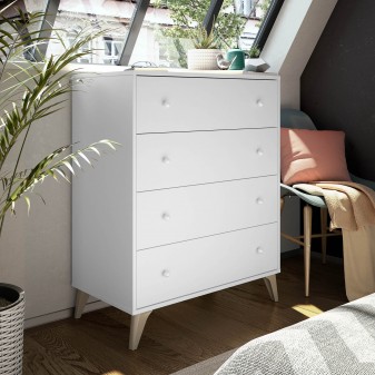 Candy Kommode 4 Schubladen 95x77.5x40cm