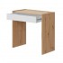Coco desk table in white with drawer 77x81,5x40cm