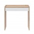Coco mesa escritorio blanco con cajón 77x81,5x40cm