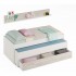 Buzz cama dupla com gaveta e prateleira 90x190 / 90x180 cm