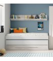 Buzz trundle bed with drawer and shelf 90x190 / 90x180 cm
