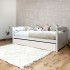 Bed with pull out bed with legs Mirabel 90x190 cm