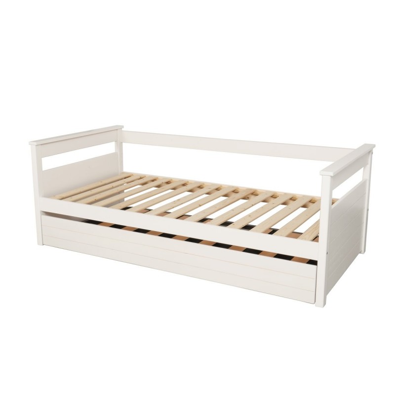 Bed with pull out bed with legs Mirabel 90x190 cm