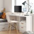 Desk with storage Lea 76,5x202/245x45