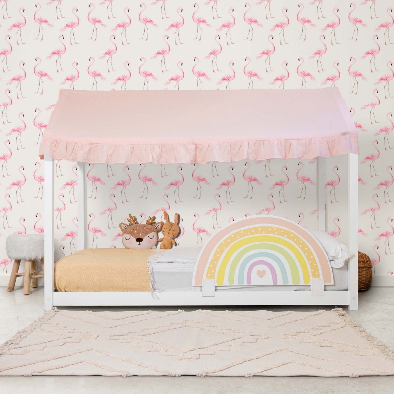 Perfect ceiling for the Montessori bed
