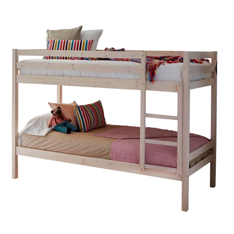 Wooden children's bunk bed Tiana 90x190/90x190cm
