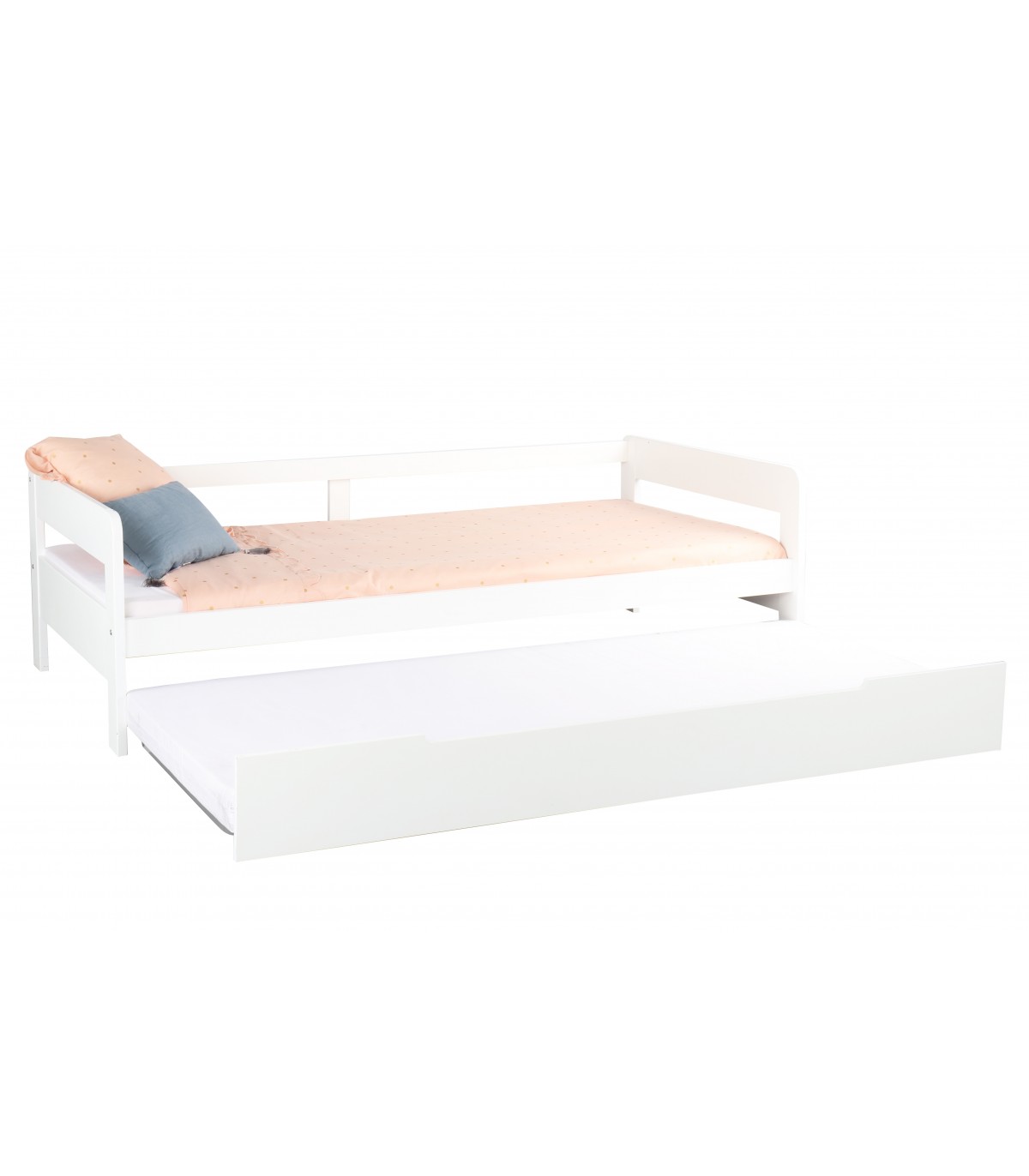 Barrera cama aglomerado blanco Nube 45x87x3cm
