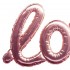 Love balloon type decorative sticker