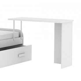 Luca trundle bed support desk 76,5x102/150/202/242x45cm