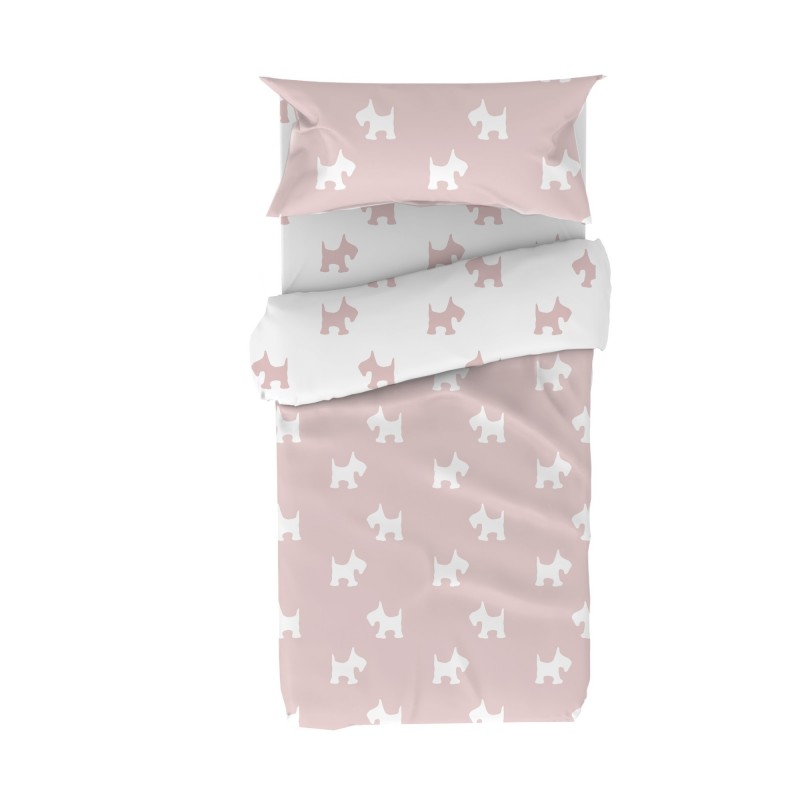 Duvet cover set 3 pieces pack of 2 + cushion gift cotton 90x190cm