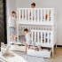 White children's bunk bed Lizzie 90x200cm
