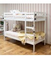 White children's bunk bed Eli 90x190cm