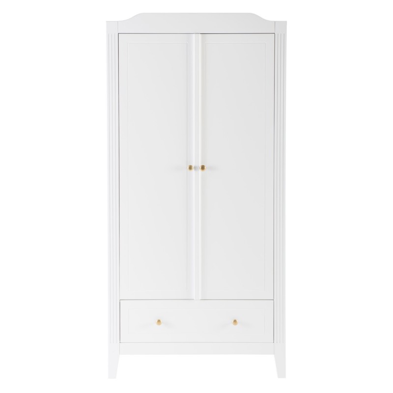 Soul wardrobe 2 doors 1 drawer 184x90x51cm