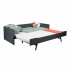 Bed with pull out bed with legs Nala 90x200 cm