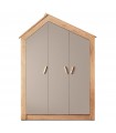 Iris wardrobe 3 doors 207.2x142.9x55.9cm