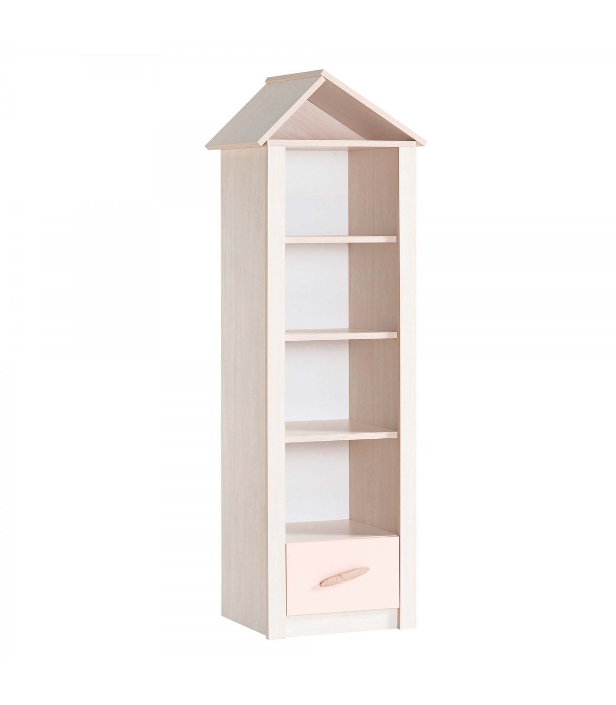 Caja Madera Blanca WILMA Caja De Madera Blanca WILMA Con 2 Compartimentos Y Estante Central - Ideal Para Cocina, Especias O Frutas Estanteria Madera Cocina 2 Cajones