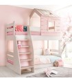 Montessori House Bunk Bed for Kids Iris 90x200/90x200cm