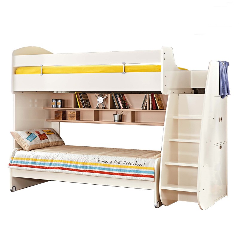Gia bunk bed with storage 182,7x252x107,8 cm