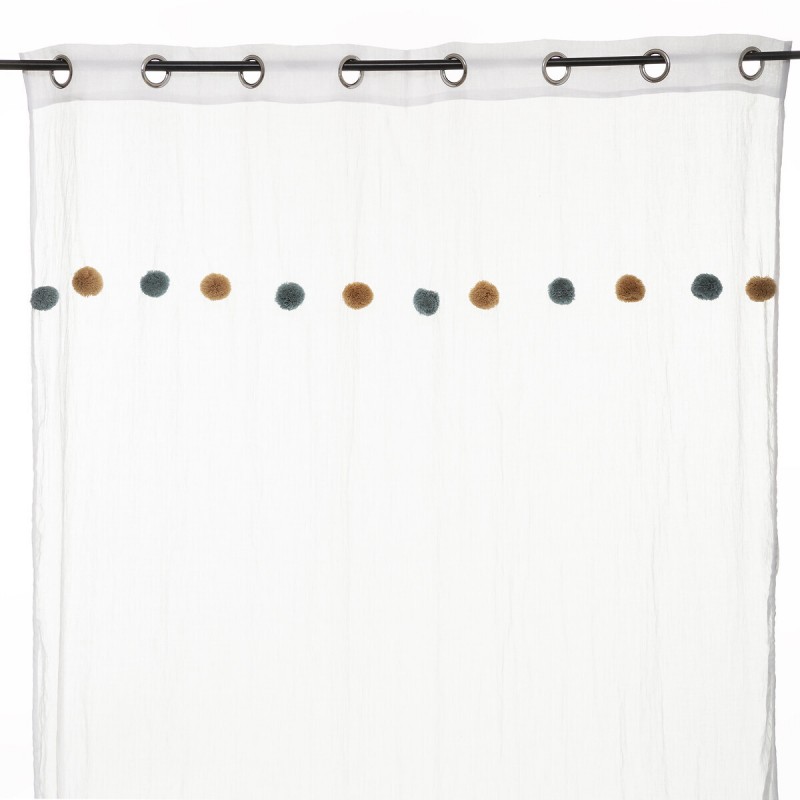 Curtain cotton white Chip 240x140cm