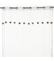 Curtain cotton white Chip 240x140cm
