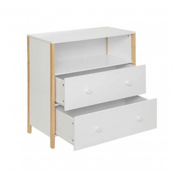 Bimba Cómoda de 2 gavetas 85x80x40cm