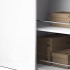 Shoe rack storage furniture Aurora 74x 100/115x42 cm