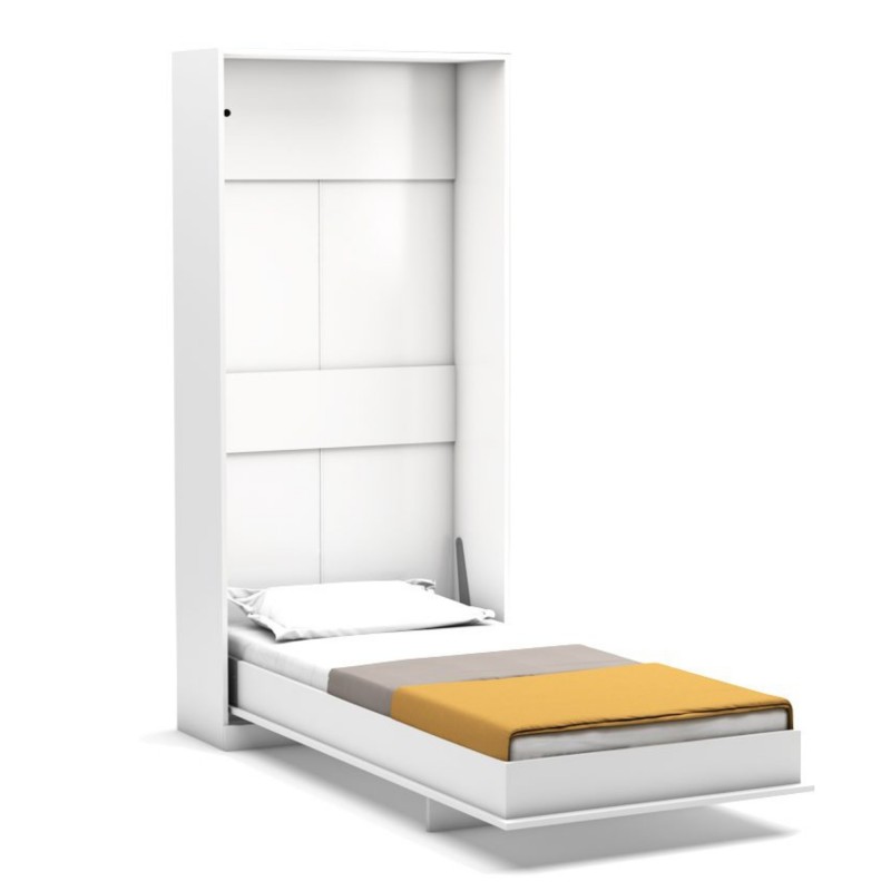 Letto a scomparsa verticale bianco Kristoff 90x200cm