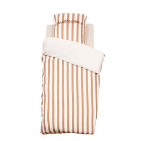 Funda nórdica reversible blanco Stripe 90x190cm