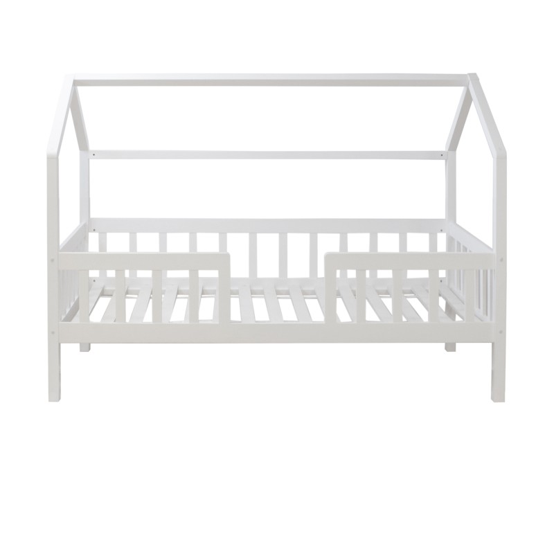 Cama infantil Montessori com gradeamentos Sawyer 90x190cm