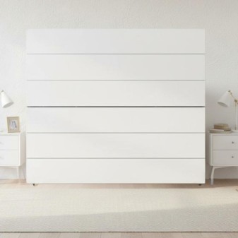 Litera abatible blanco Iduna 90x200/90x200cm