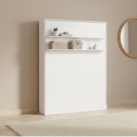 Cama abatible vertical blanco Kristoff 150x200cm