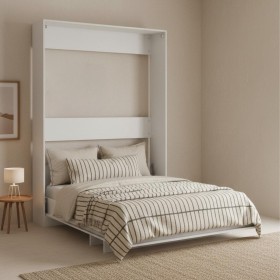 Cama abatible vertical blanco Kristoff 150x200cm