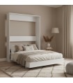 Letto a scomparsa verticale bianco Kristoff 135x200cm
