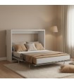 Letto a scomparsa bianco Hans 150x200cm